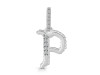 Cubic Zirconia Alphabet P Pendant CUZ-RDA-198.