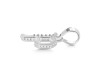 Cubic Zirconia Alphabet P Pendant CUZ-RDA-172.