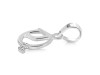 Cubic Zirconia Alphabet Q Pendant CUZ-RDA-173.
