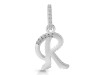 Cubic Zirconia Alphabet R Pendant CUZ-RDA-200.