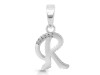 Cubic Zirconia Alphabet R Pendant CUZ-RDA-174.