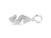Cubic Zirconia Alphabet S Pendant CUZ-RDA-175.