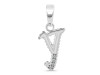 Cubic Zirconia Alphabet Y Pendant CUZ-RDA-181.