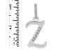 Cubic Zirconia Alphabet Z Pendant CUZ-RDA-208.