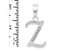 Cubic Zirconia Alphabet Z Pendant CUZ-RDA-182.