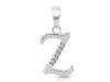 Cubic Zirconia Alphabet Z Pendant CUZ-RDA-182.