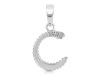 Cubic Zirconia Alphabet C Pendant CUZ-RDA-159.