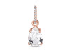 White Topaz & White Topaz Pendant WTZ-RP-76.