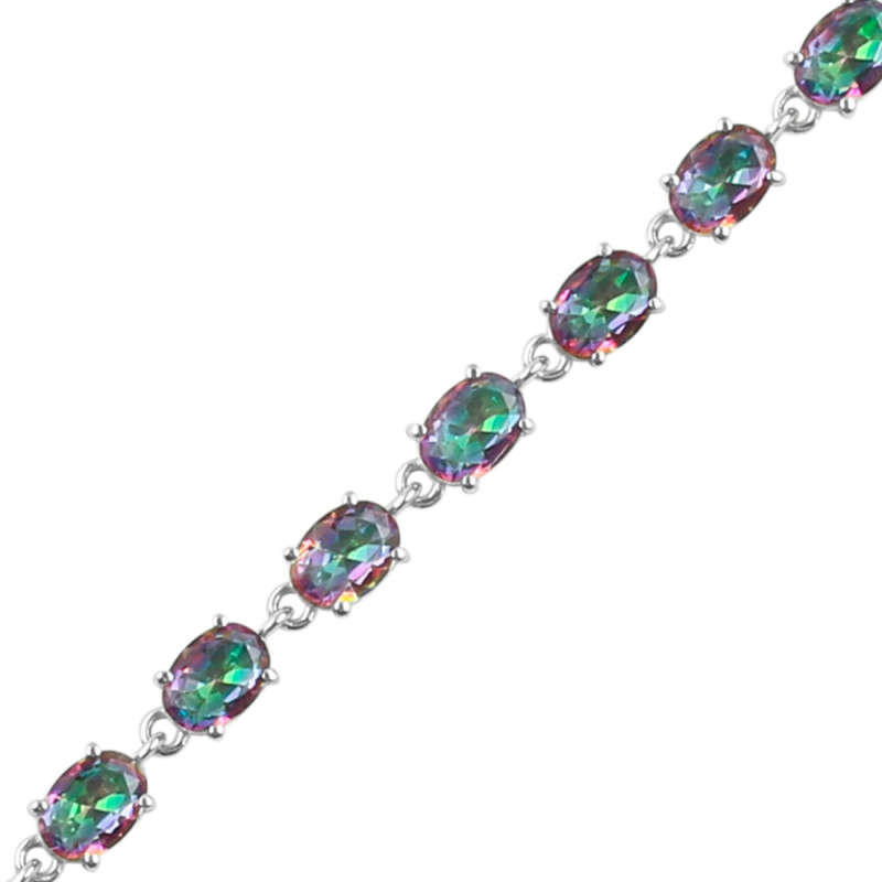 Mystic Topaz Bracelet MST-RDB-69-CUT.