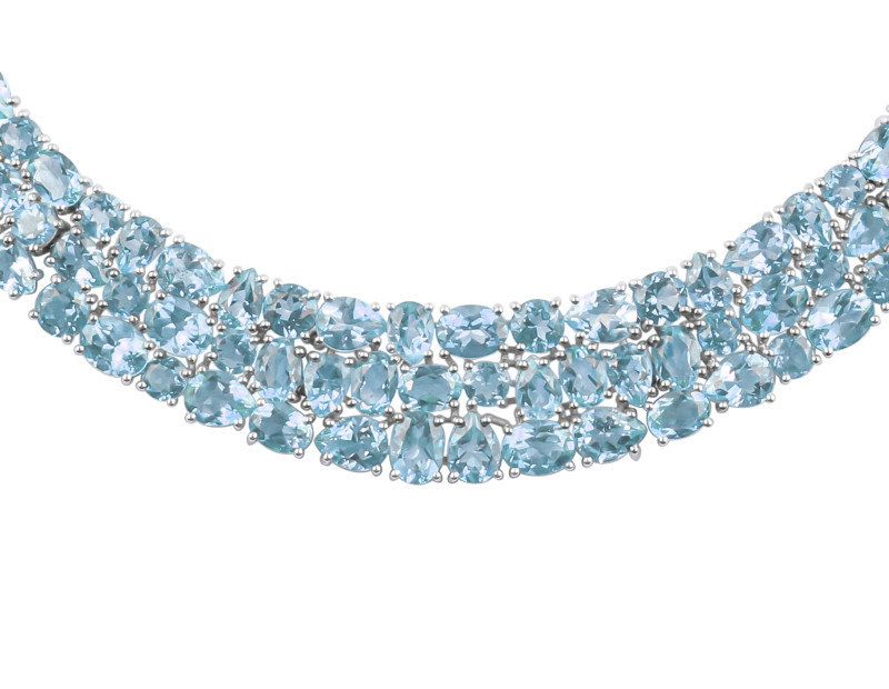 Blue Topaz Necklace