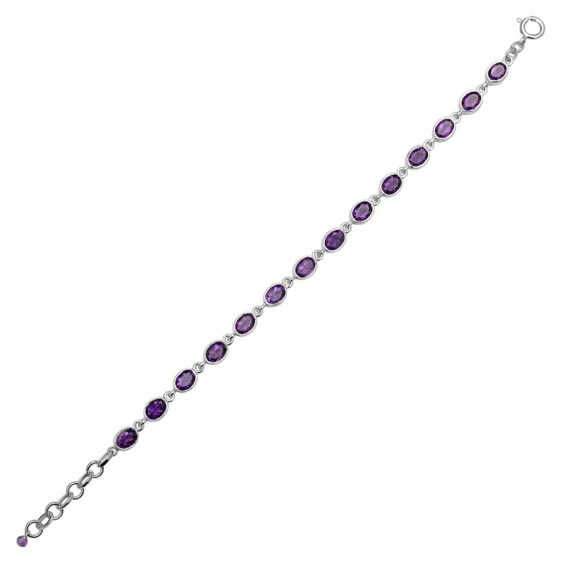 Amethyst Bracelet AMT-RDB-113-CUT.