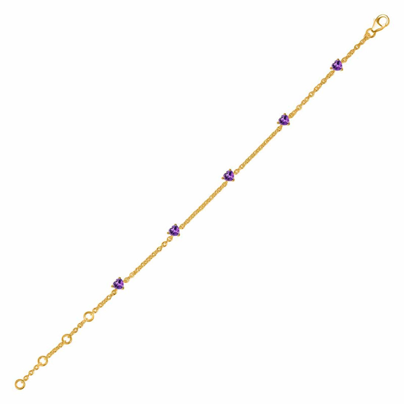 Amethyst Bracelet AMT-RDB-169.