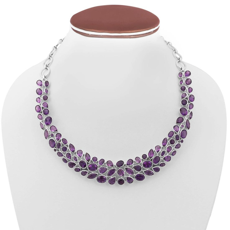 Amethyst Necklace AMT-RDN-108.