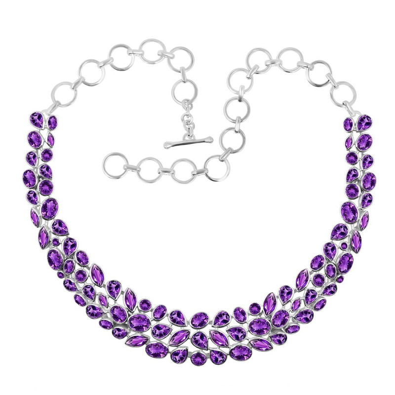 Amethyst Necklace AMT-RDN-108.