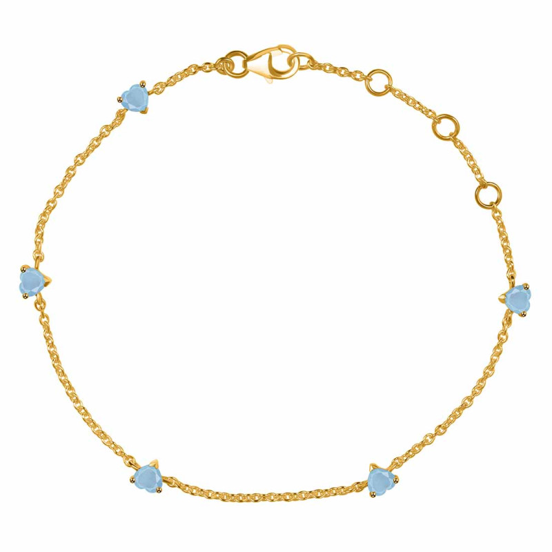 Aquamarine Bracelet AQM-RDB-169.