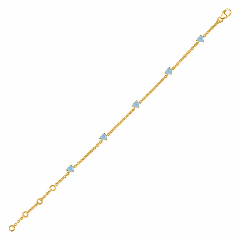 Aquamarine Bracelet AQM-RDB-169.