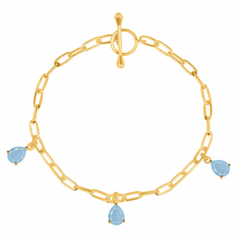 Aquamarine Bracelet AQM-RDB-171.