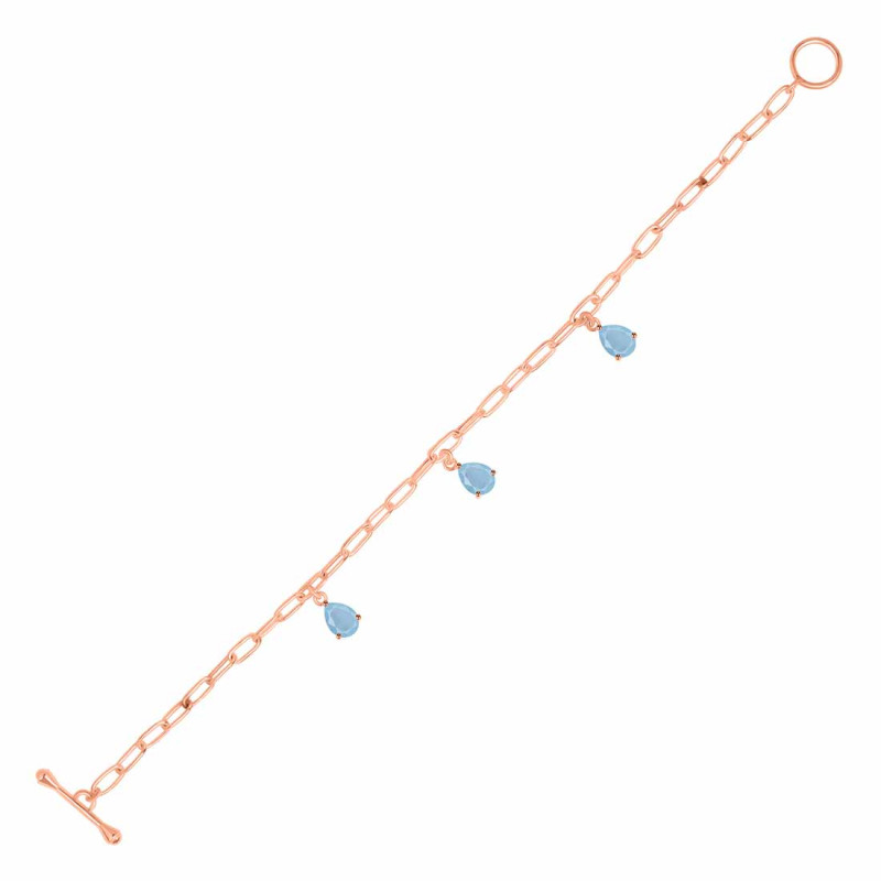 Aquamarine Bracelet AQM-RDB-171.