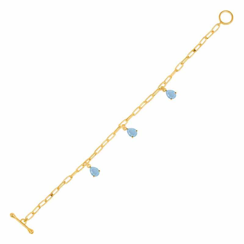 Aquamarine Bracelet AQM-RDB-171.