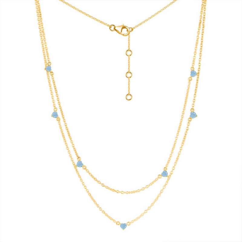Aquamarine Necklace AQM-RDN-388.