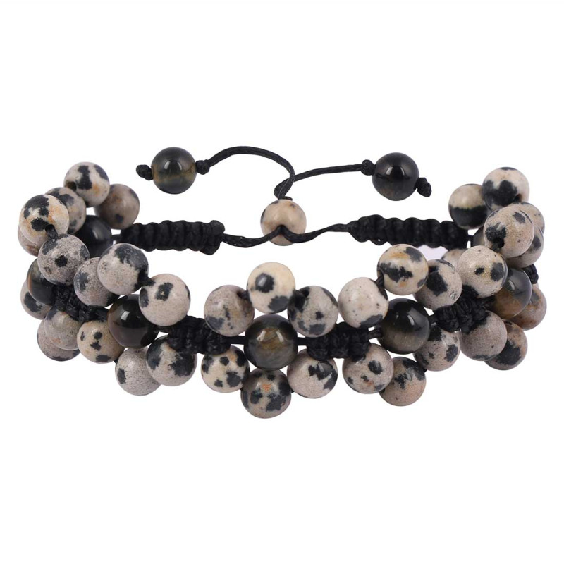 Dalmatian Beaded Bracelet BDD-11-130
