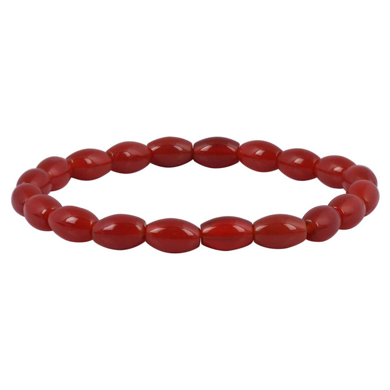 Carnelian Beaded Bracelet BDD-11-141