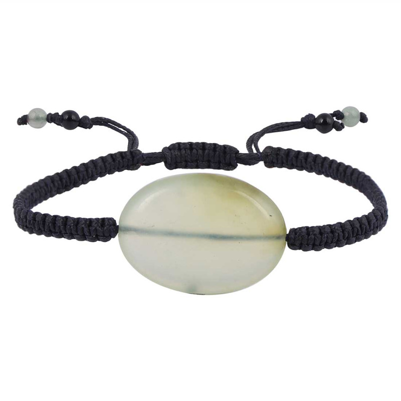 Prehnite Beaded Bracelet BDD-11-149