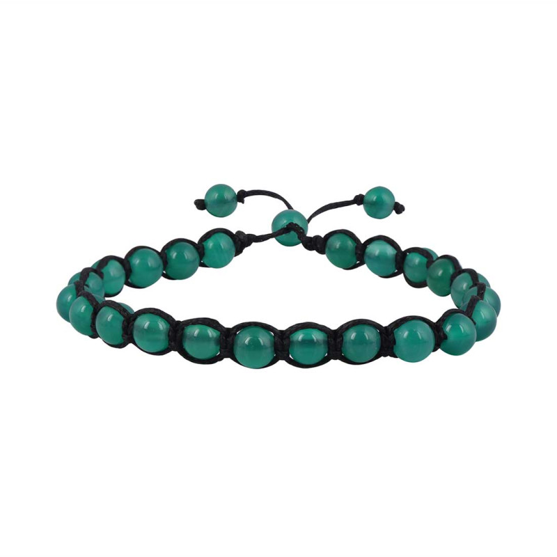Green Onyx Beaded Bracelet BDD-11-190