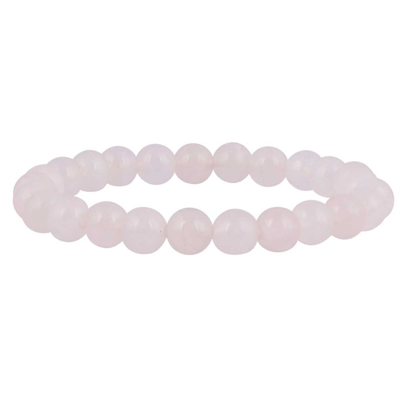 Rose Quartz Beaded Bracelet BDD-11-313