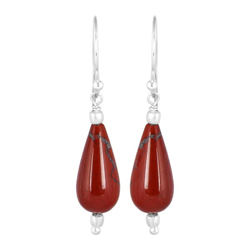 Red Jasper Beaded Earring BDD-3-5