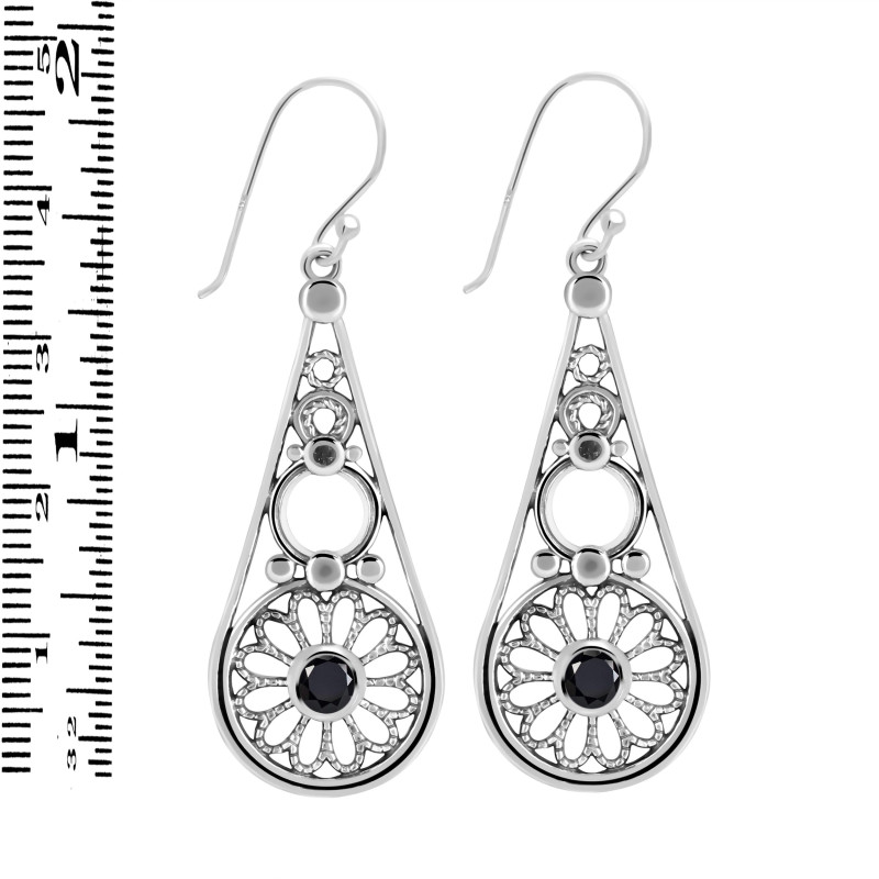 Black Tourmaline Earring BLS-RDE-572.