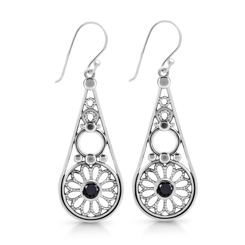 Black Tourmaline Earring BLS-RDE-572.