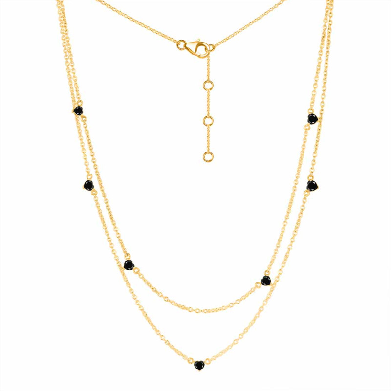 Black Tourmaline Necklace BLS-RDN-388.