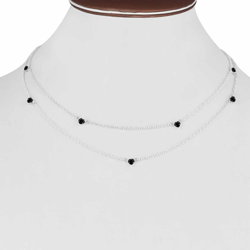 Black Tourmaline Necklace BLS-RDN-388.