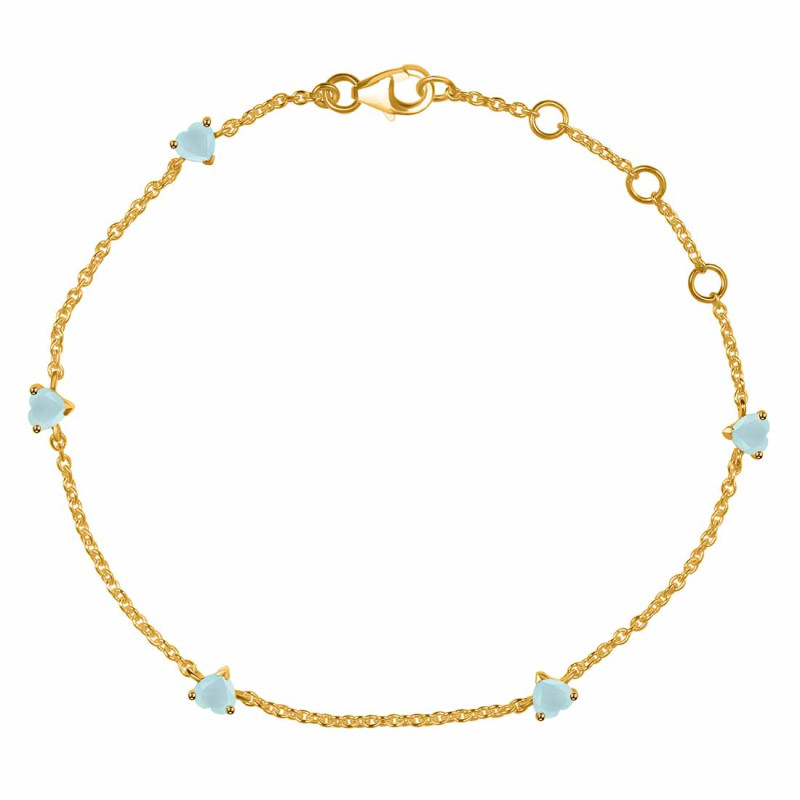 Blue Chalcedony Bracelet BLX-RDB-169.