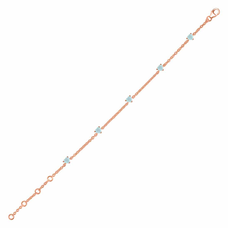 Blue Chalcedony Bracelet BLX-RDB-169.