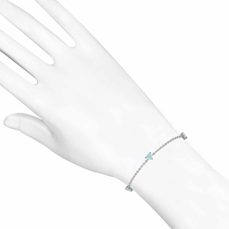 Blue Chalcedony Bracelet BLX-RDB-169.