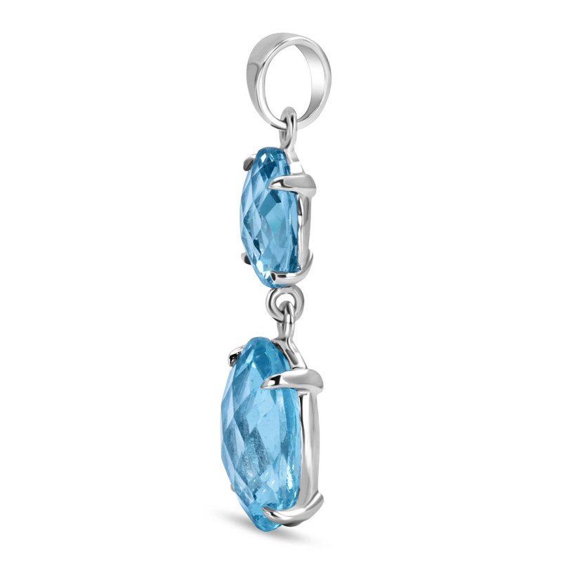 Blue Topaz Pendant BTZ-1-2