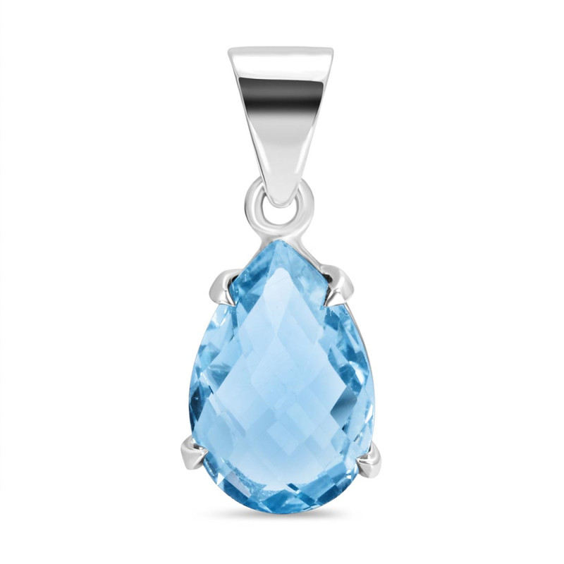 Blue Topaz Pendant BTZ-1-3