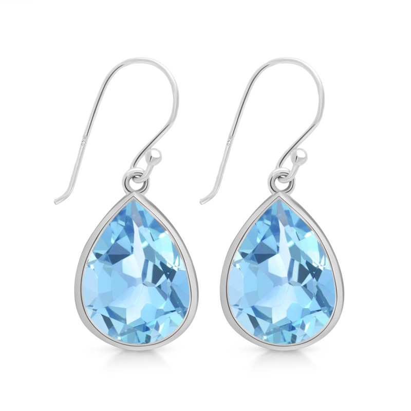 Blue Topaz Earring BTZ-RDE-1253.