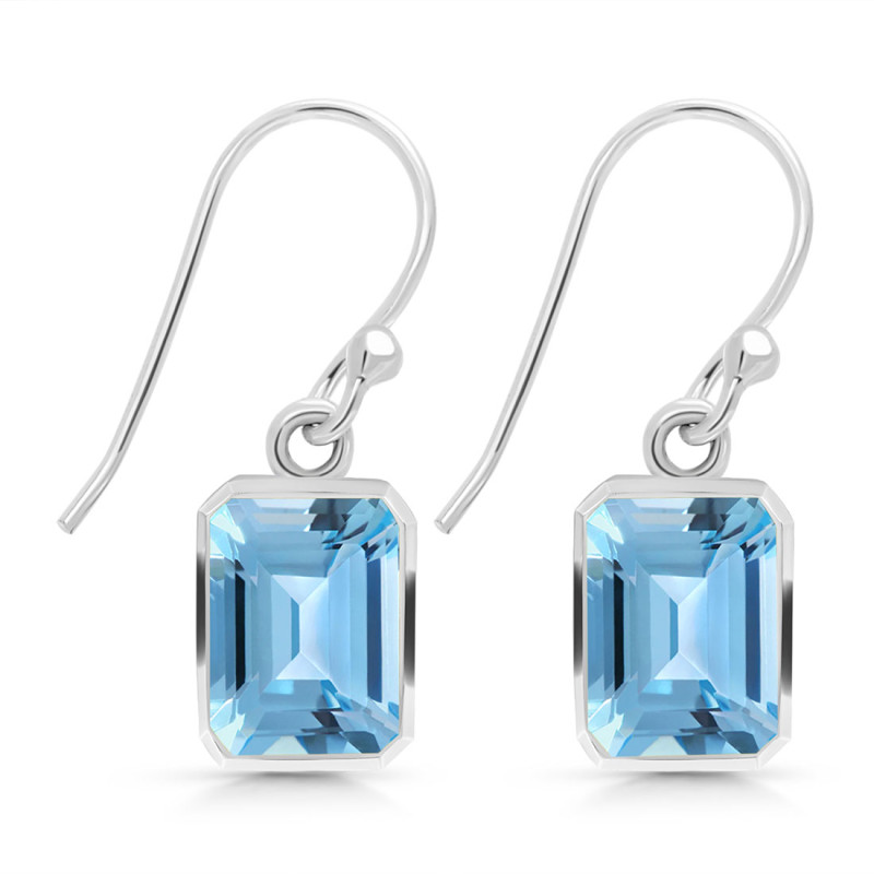 Blue Topaz Earring BTZ-RDE-1328.