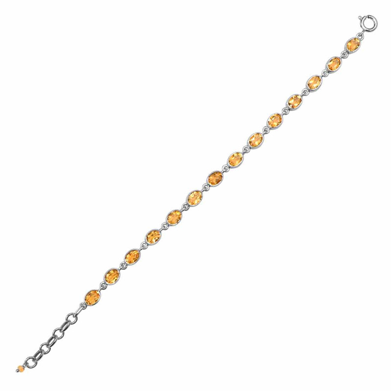 Citrine Bracelet CIT-RDB-113-CUT.
