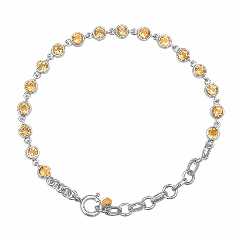 Citrine Bracelet CIT-RDB-116-CUT.