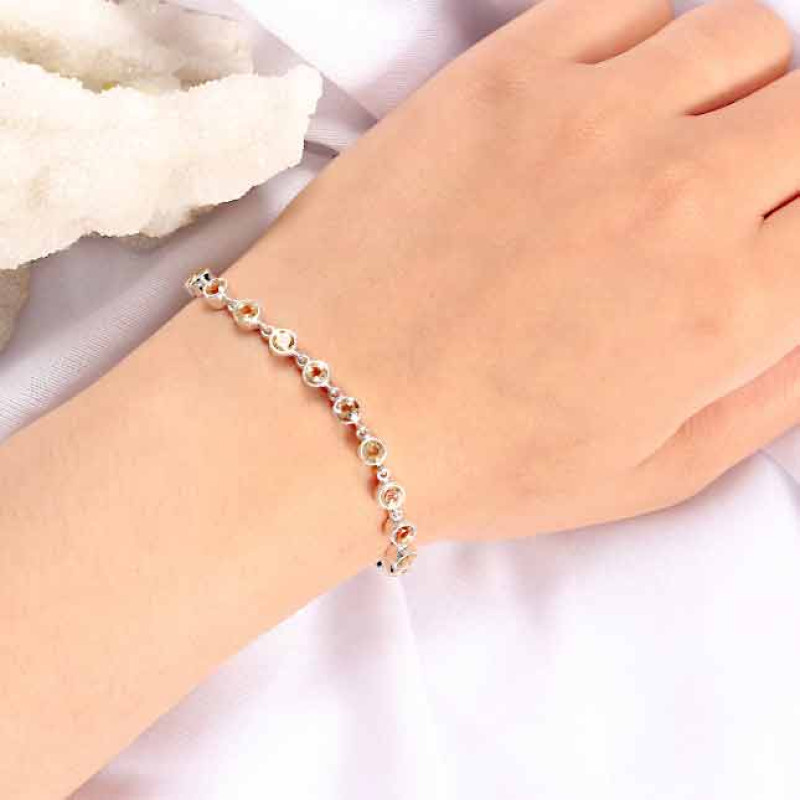 Citrine Bracelet CIT-RDB-116-CUT.