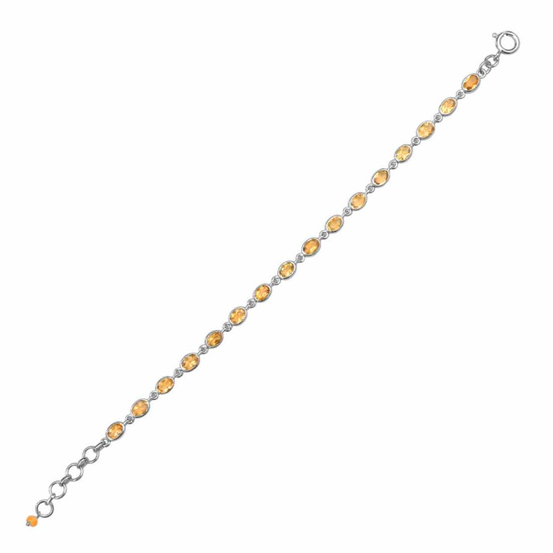 Citrine Bracelet CIT-RDB-117-CUT.