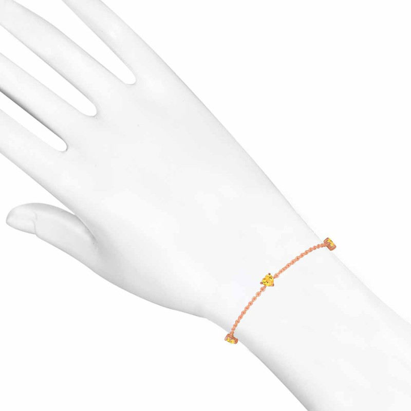 Citrine Bracelet CIT-RDB-169.