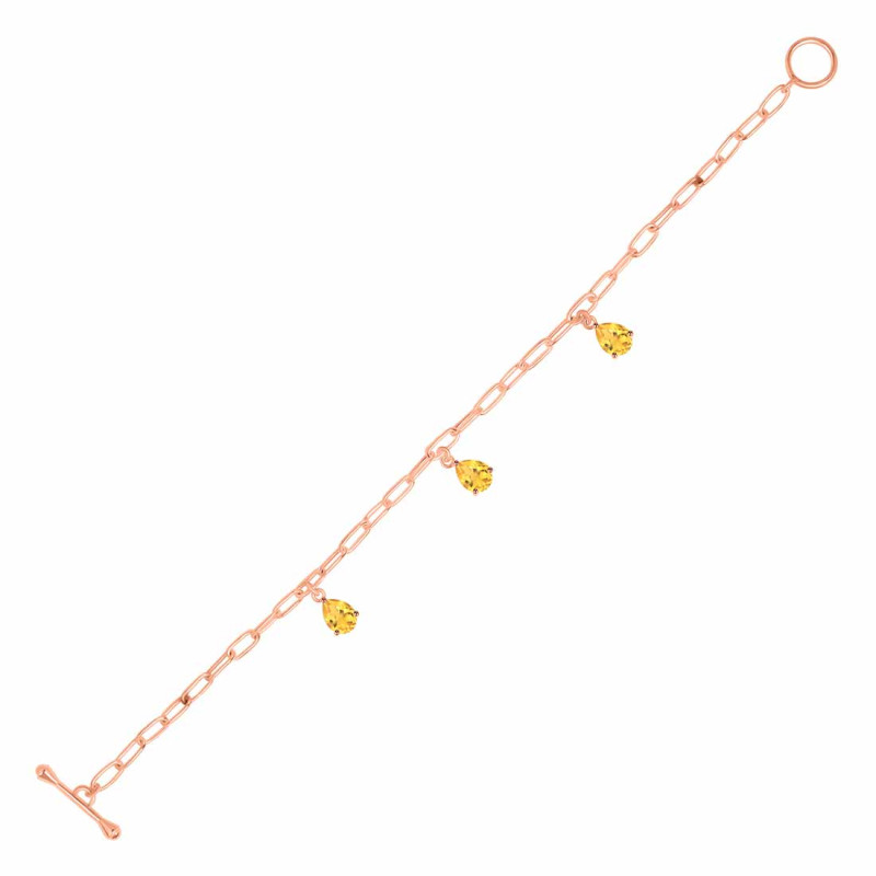 Citrine Bracelet CIT-RDB-171.