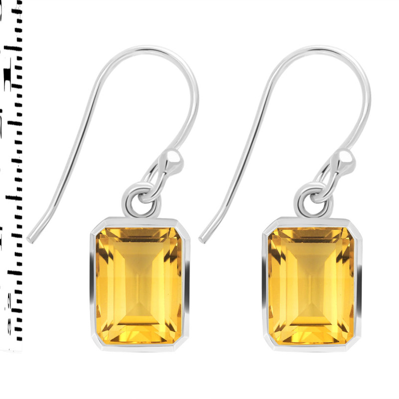 Citrine Earring CIT-RDE-1328.