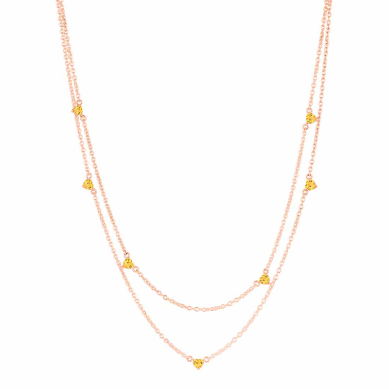 Citrine Necklace CIT-RDN-388.