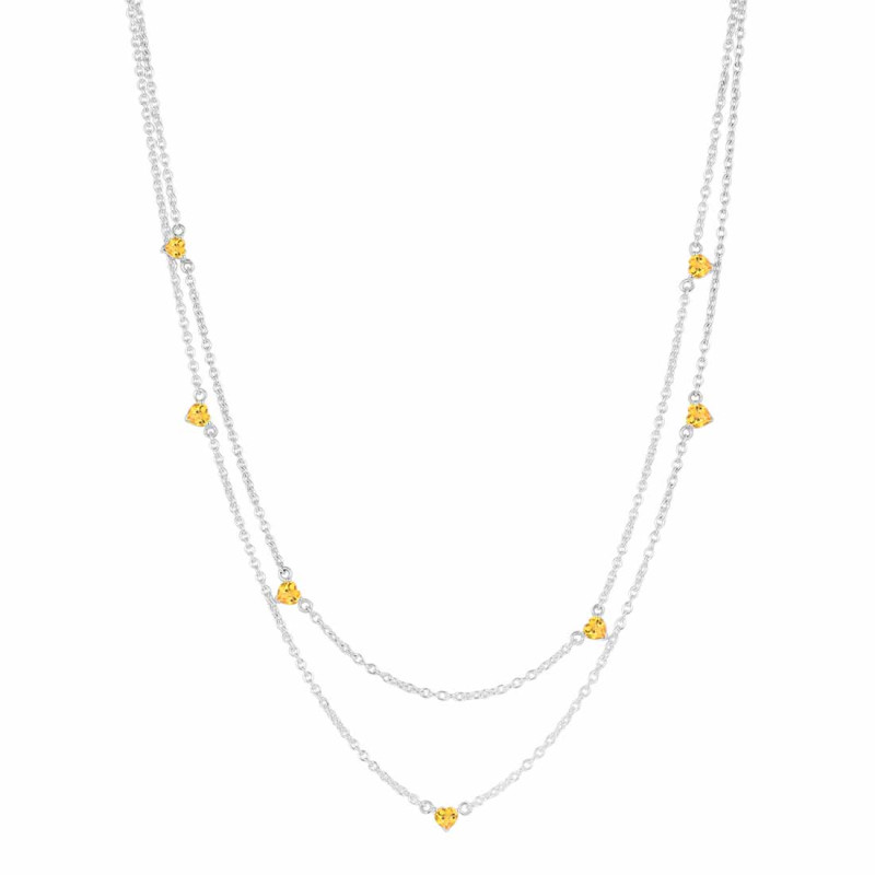 Citrine Necklace CIT-RDN-388.